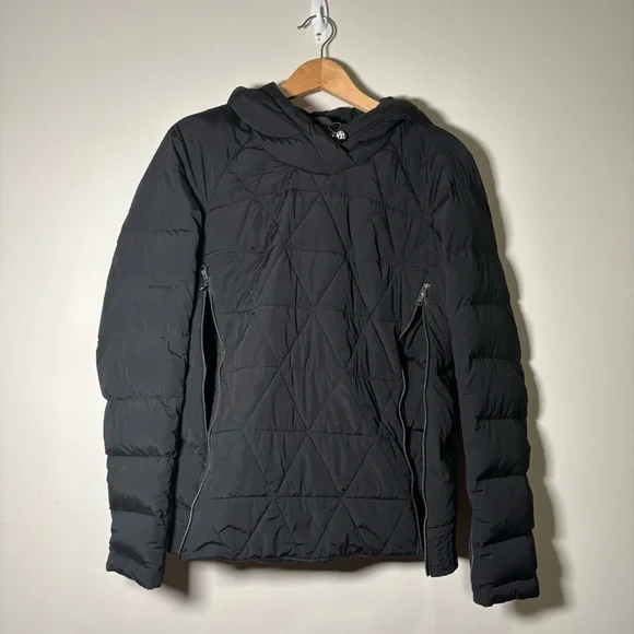 Lululemon Fluffed Up Goose Down Pullover Black Size 6 - Picture 12 of 15